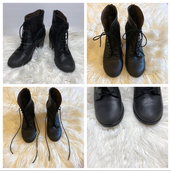 Bacio 61 Black Lace Up Bootie - Picture 9 of 15